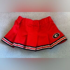 NCAA Georgia Bulldogs UGA Cheerleader Skirt Girls 12 Months